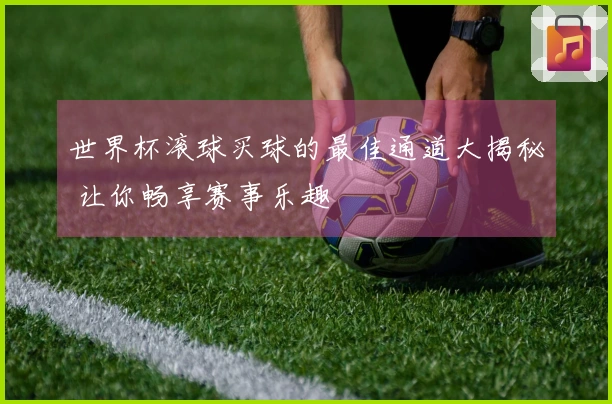 世界杯滚球买球的最佳通道大揭秘 让你畅享赛事乐趣